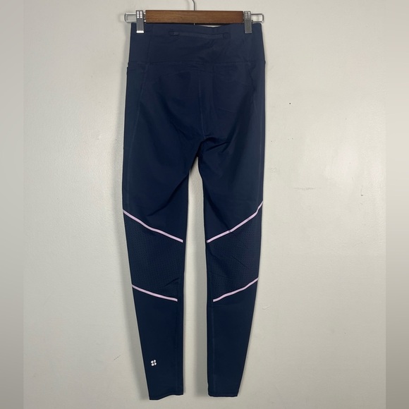 Sweaty Betty Zero Gravity Statement Run Leggings purple blue size 4/6 small - Picture 5 of 6